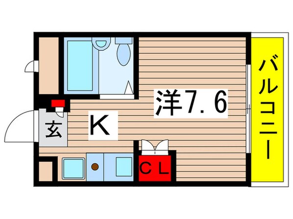 カレッジハイツ稲毛の物件間取画像